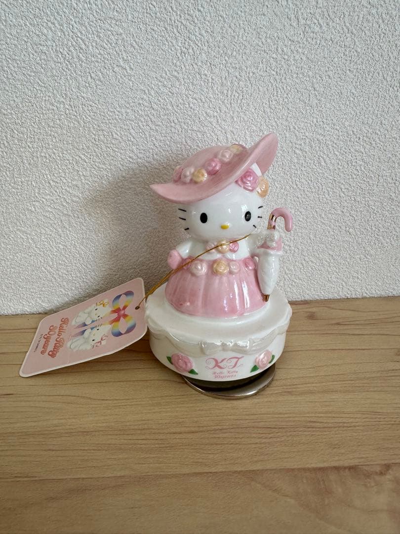 クリスマス限定価格 激レアハローキティ30周年記念陶器置物 フィギュア サンリオ