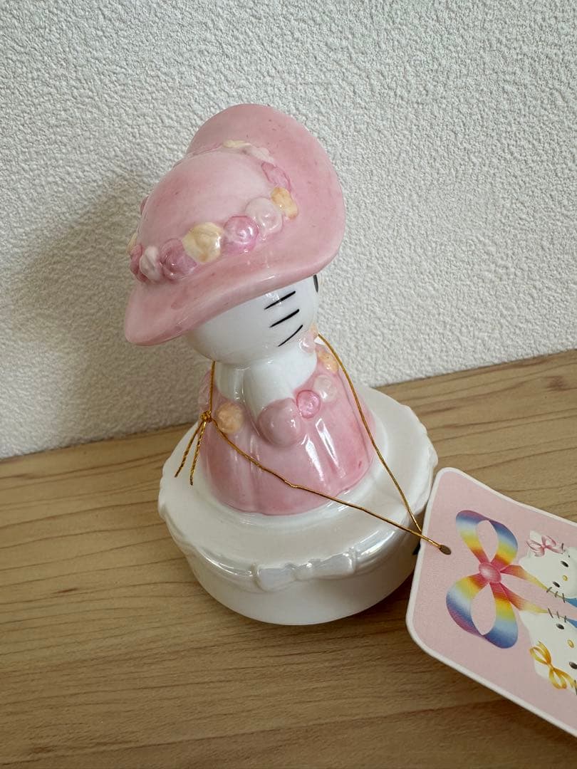 クリスマス限定価格 激レアハローキティ30周年記念陶器置物 フィギュア サンリオ