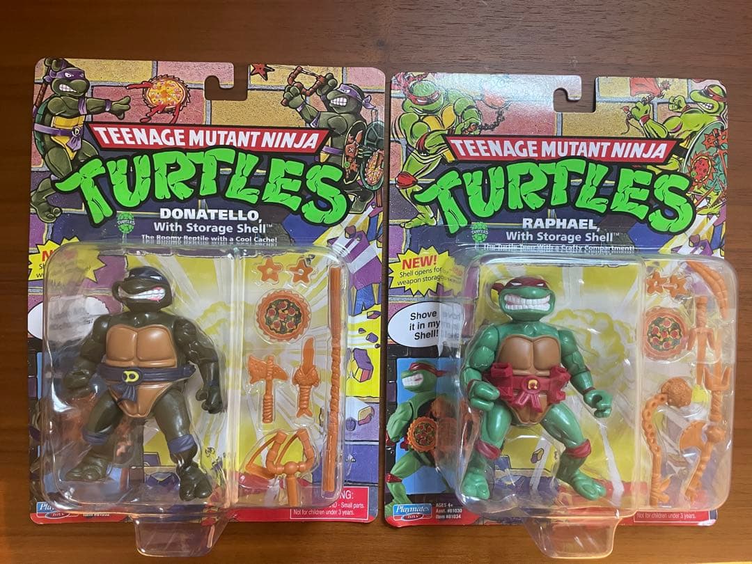 復刻版タートルズフィギュア　ドナテロ　ラファエロ　セット