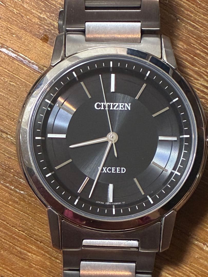 B*h様 CITIZEN EXCEED クォーツ腕時計 ブラック