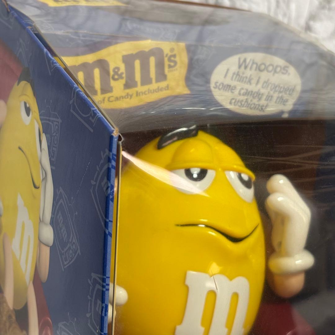 m&m's ディスペンサー　イエロー　LA-Z-BOYソファーエムアンドエムズ