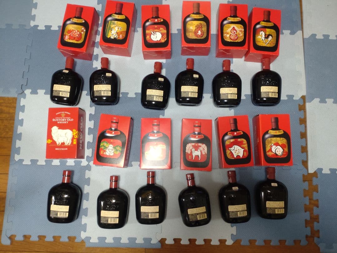 サントリーオールドウイスキー干支ラベル 20本セット