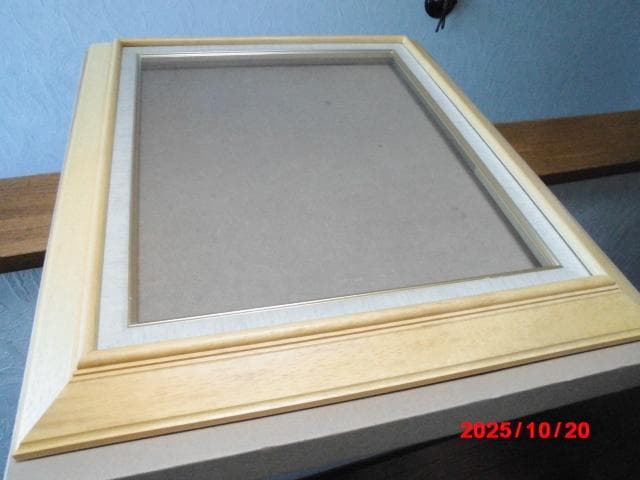 □ 木製デザイン額縁/F8号/D □