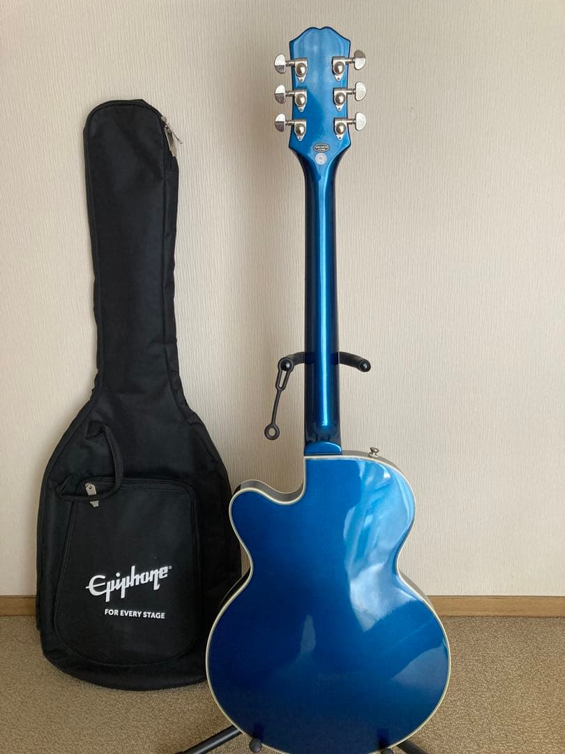 Epiphone uptown katセミアコースティックギター 青