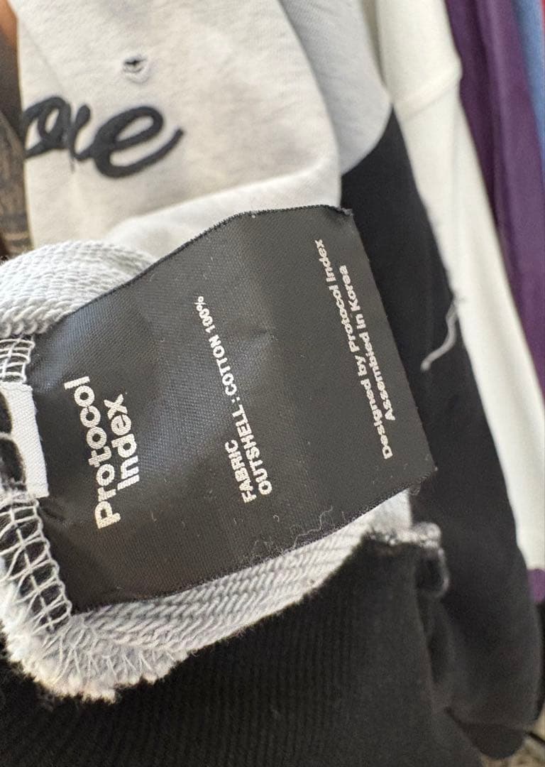 正規品　protocol index BUTTIVORE ZIP HOODIE