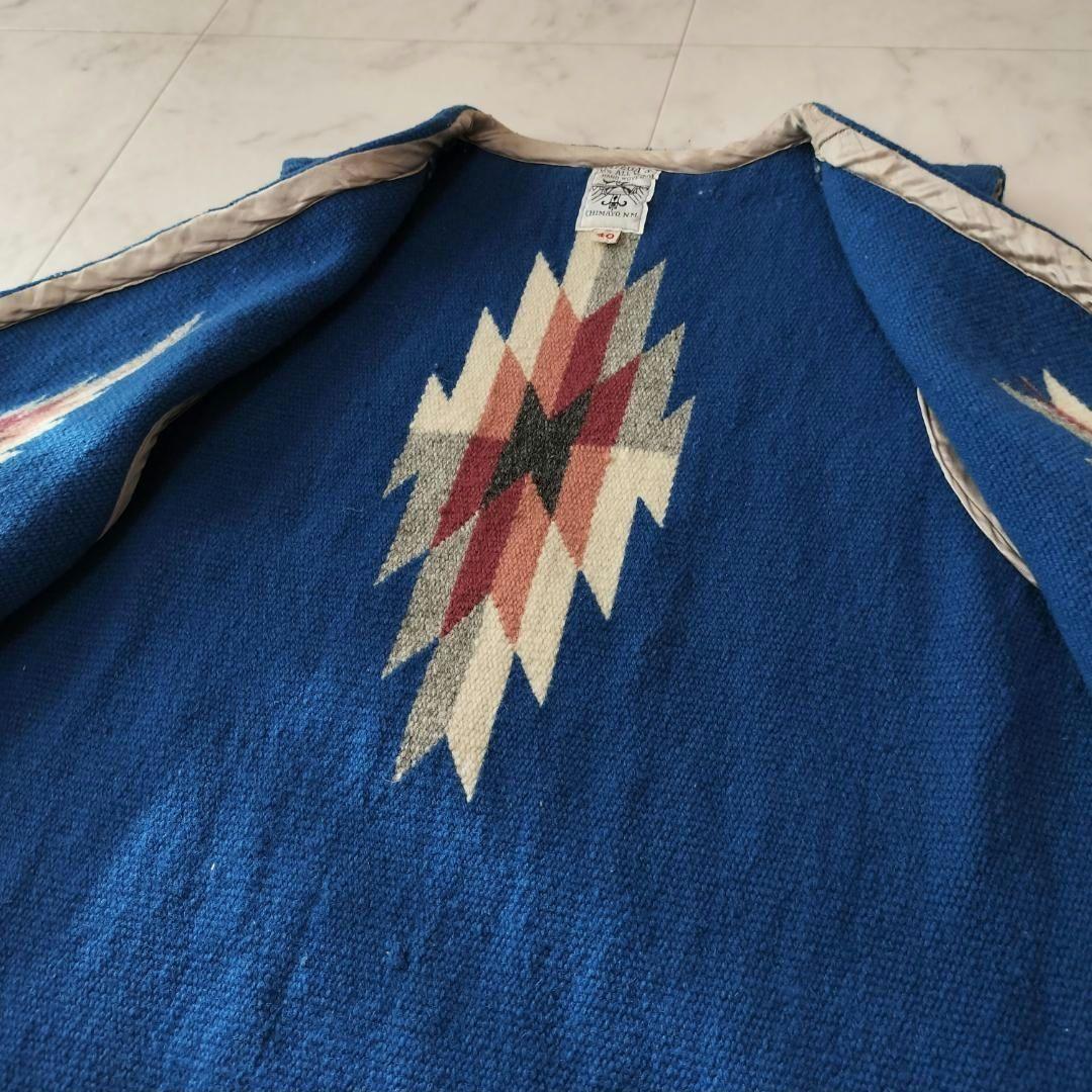 希少 赤タグ ORTEGA’S ブルー 40 ポインテッドチマヨベスト オルテガ