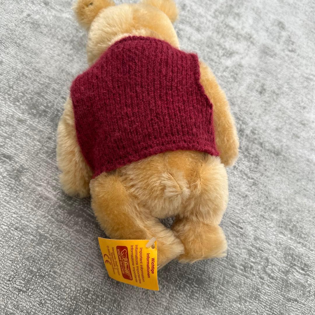 シュタイフ プーさん 限定ピンバッジ付き　1994 ディズニーワールド