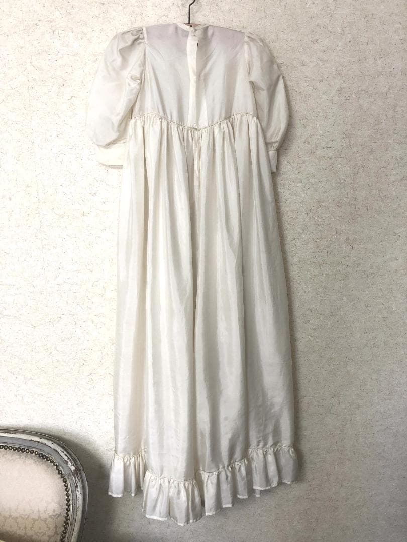 フランスアンティーク　コミュニオン　ドレス　初聖体   ハンガー付き