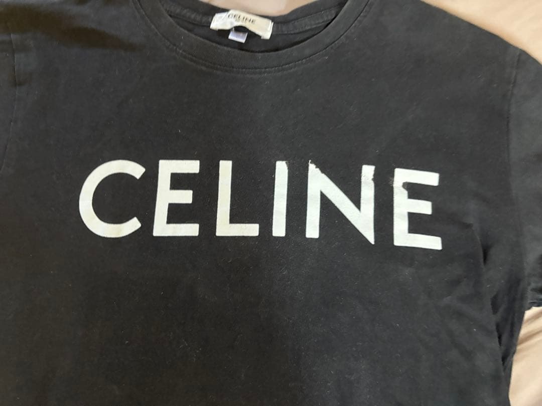 CELINE ロゴ Tシャツ ブラック