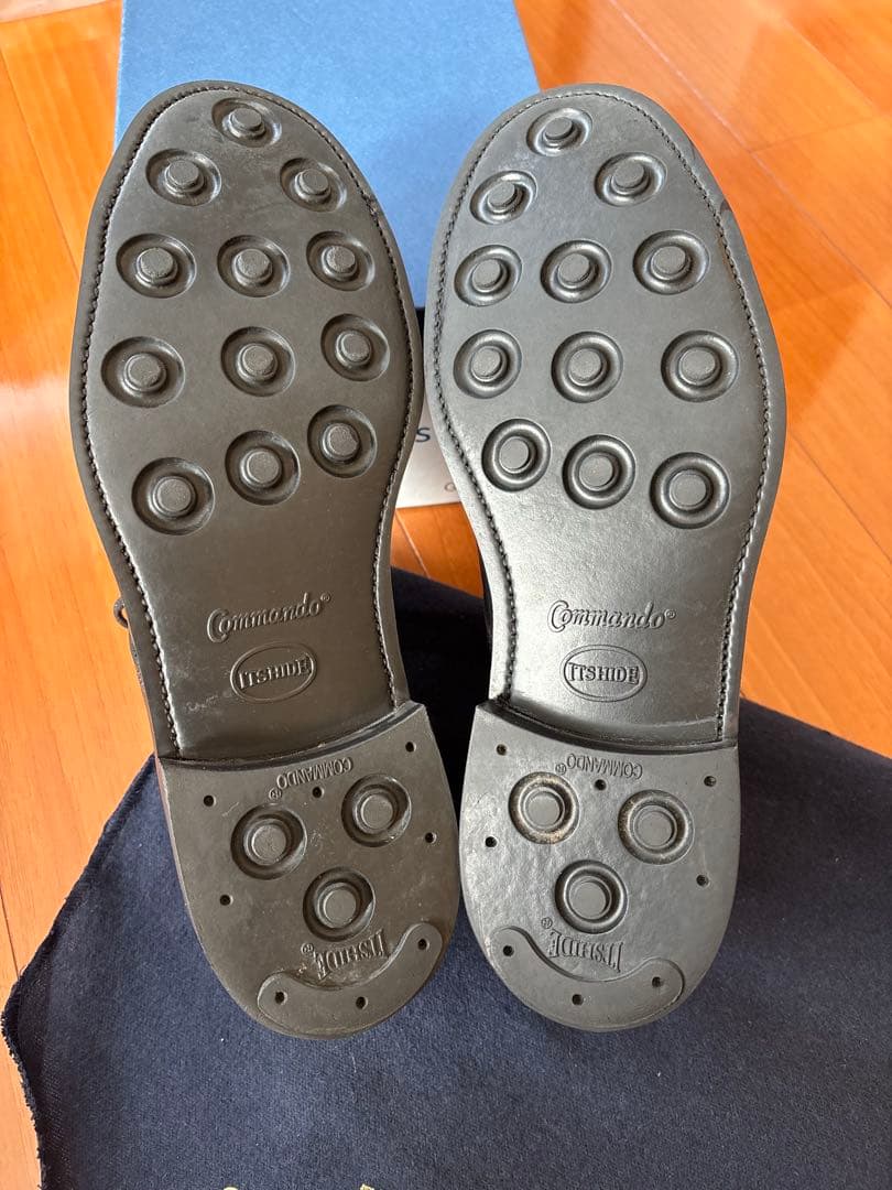 サンダース ミリタリーダービーシューズ UK7.5 1128BC