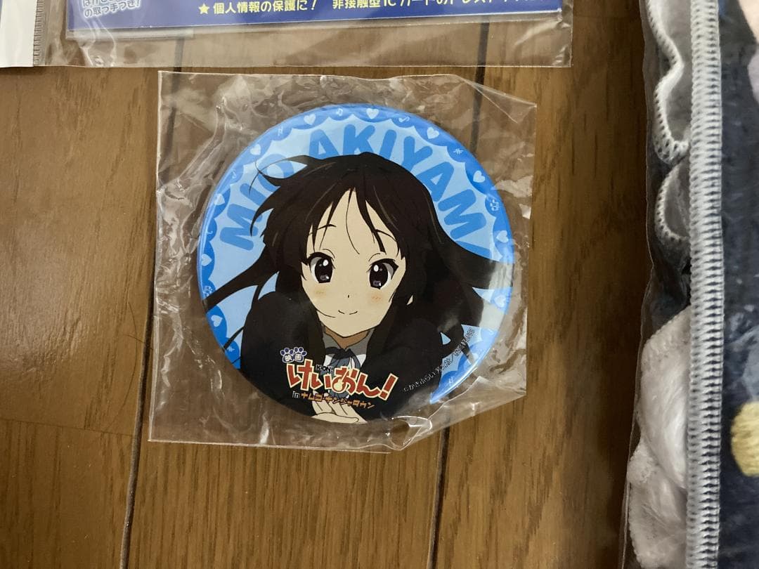 けいおん! ナムコ ナンジャタウン 秋山澪 缶バッジ もふもふタオル 等