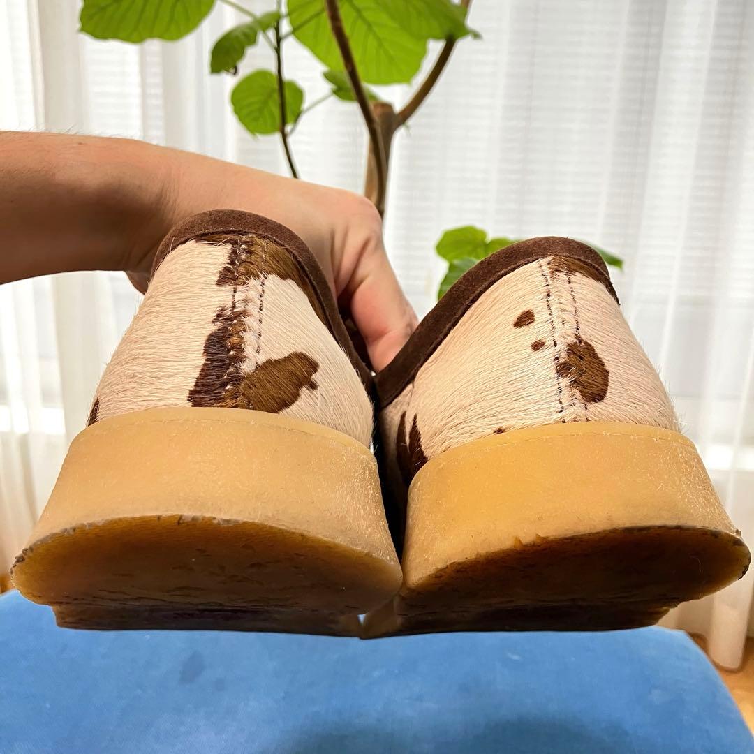 Clarks × ZARA クラークス ザラ ワラビー ハラコ素材 EU44