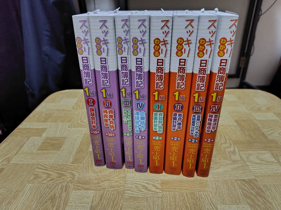 【最新版】スッキリわかる日商簿記1級 8冊セット