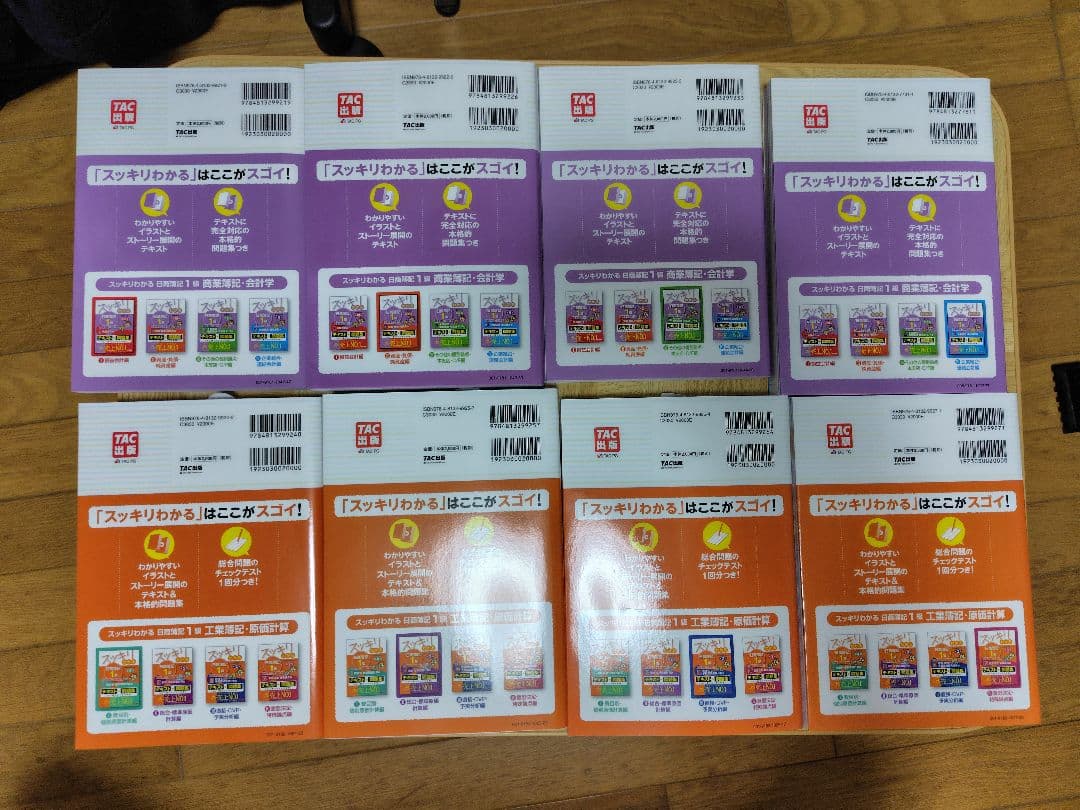 【最新版】スッキリわかる日商簿記1級 8冊セット