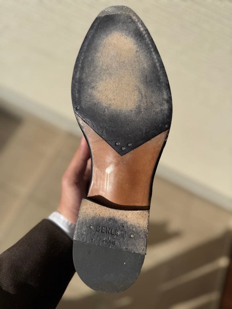 Berluti アレッサンドロ・ガレ・スクリット・オックスフォードシューズ