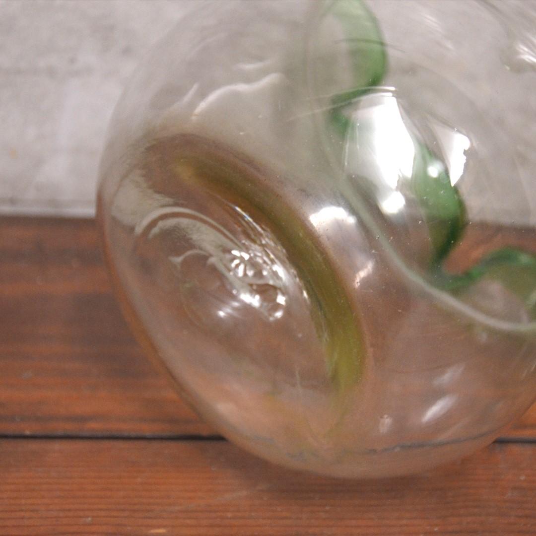 大正ガラス　金魚鉢　アンティーク　レトロ　オブジェ