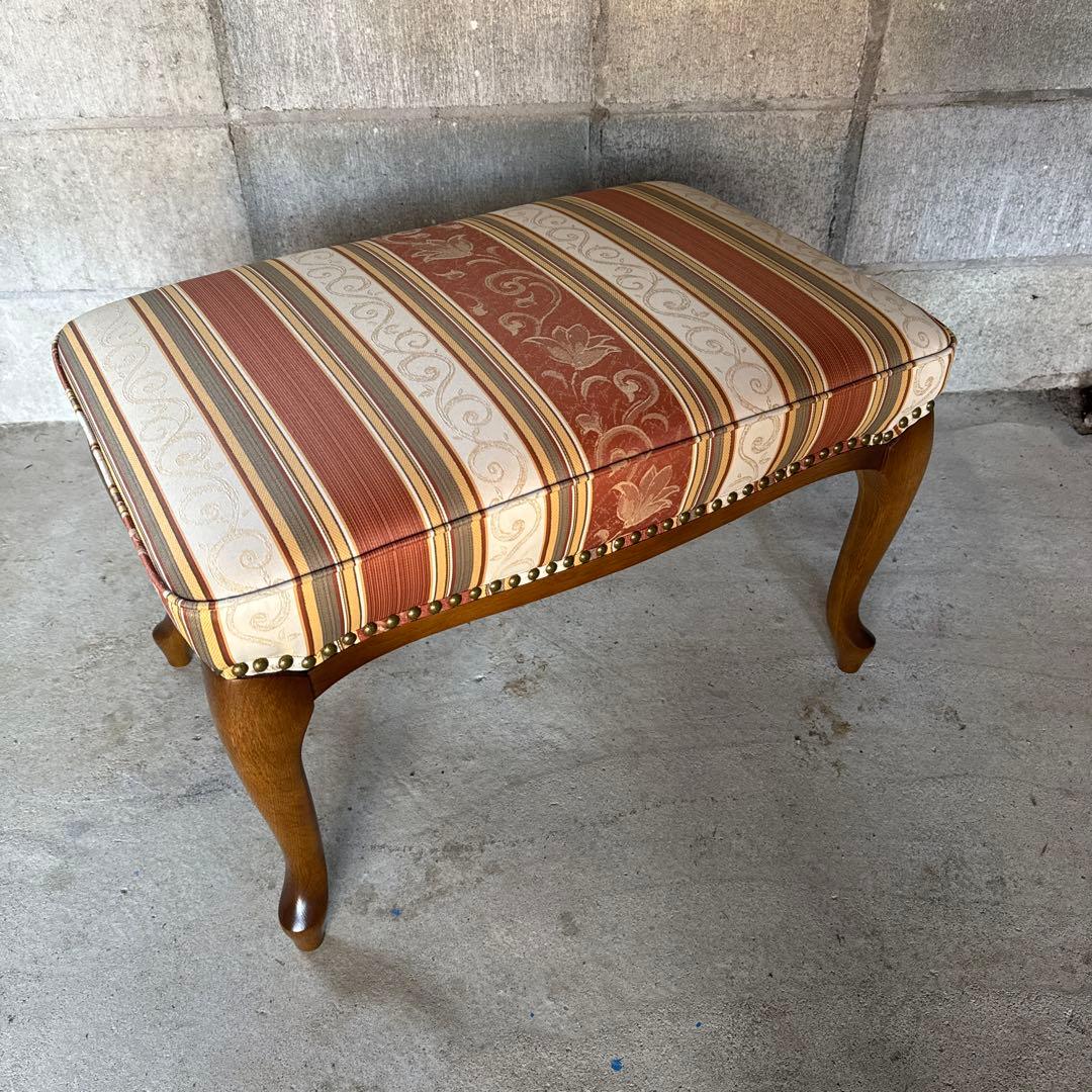 美品maruni マルニ 地中海 マキシマム アンドリュー スツール オットマン