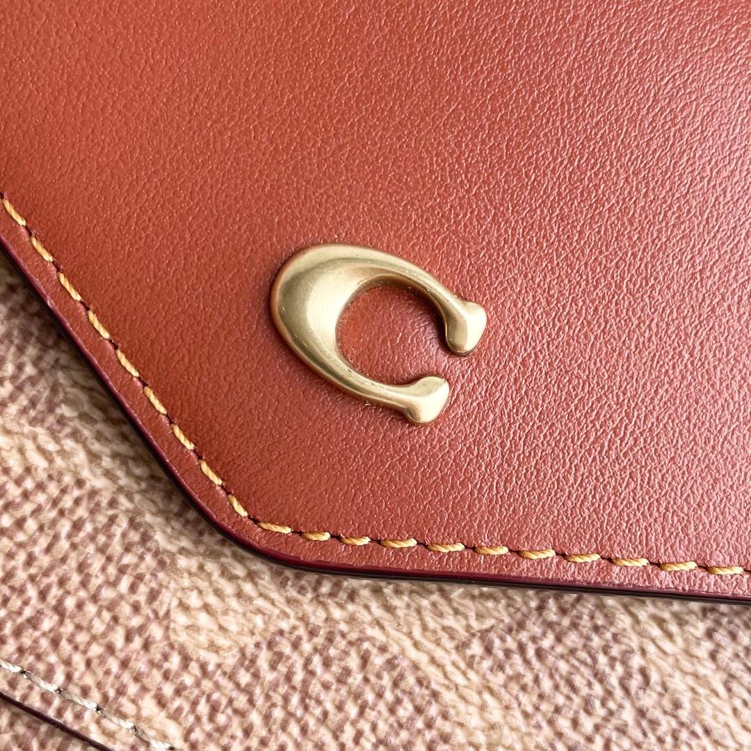 コーチ COACH 折り財布 ウィン スモールウォレット シグネチャー 新品保管