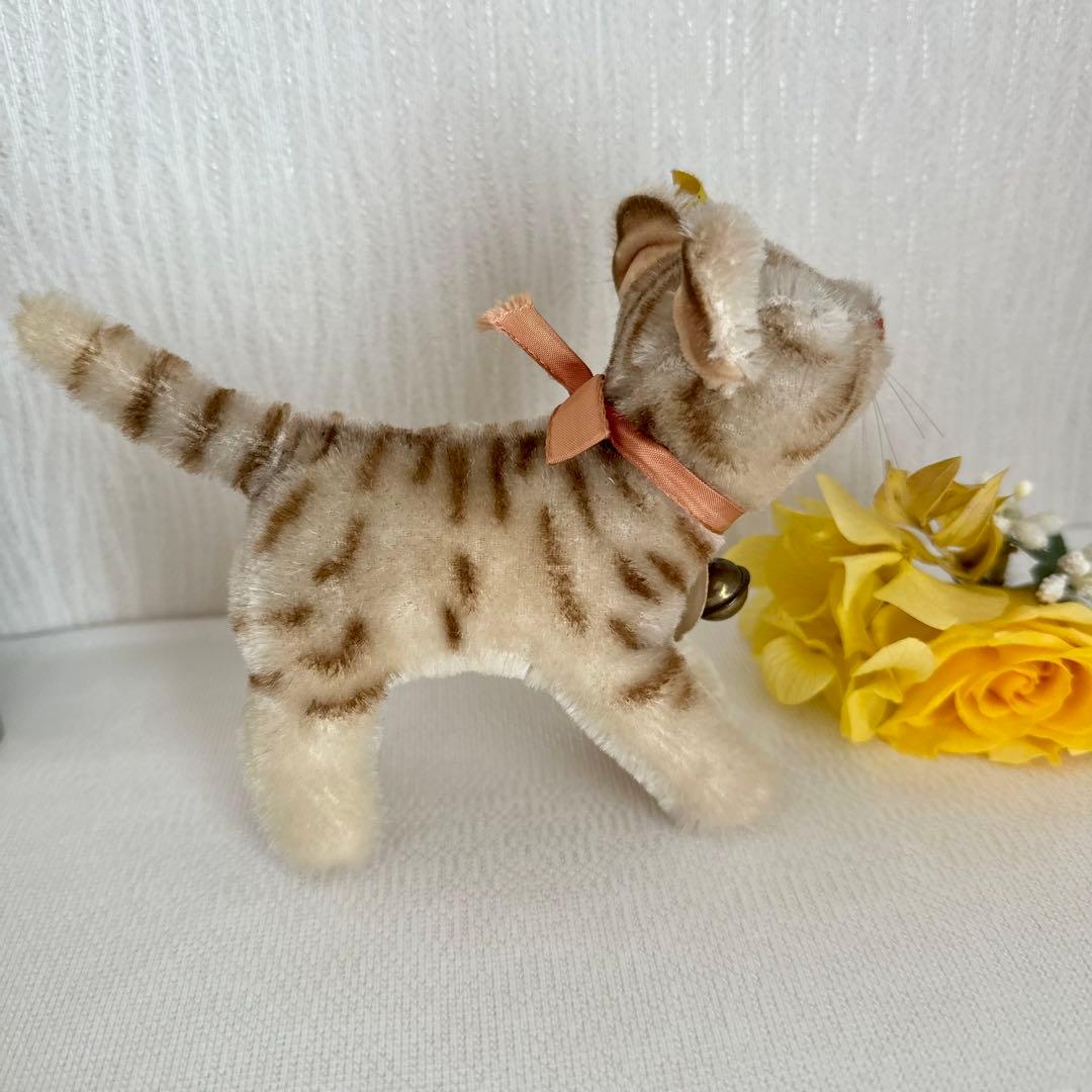 アンティーク シュタイフ ネコ Tapsy ビンテージ