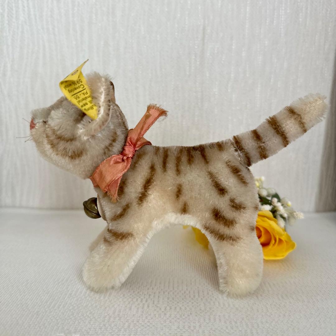 アンティーク シュタイフ ネコ Tapsy ビンテージ