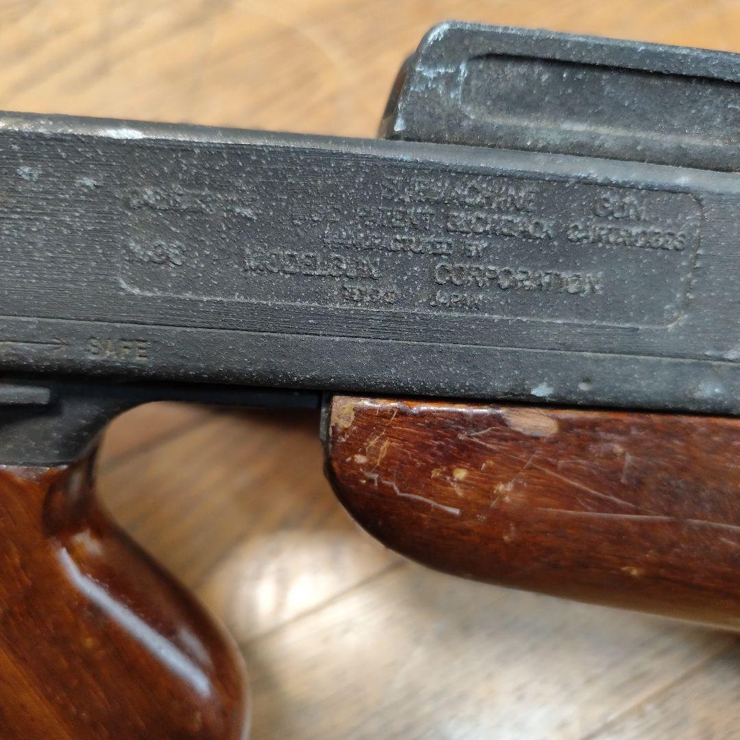 MGC トンプソン モデルガン 木製グリップ 弾倉欠品