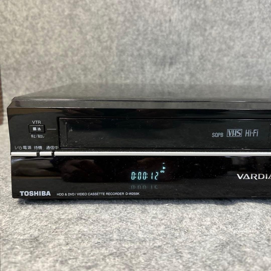 TOSHIBA VHS HDD DVD レコーダー VARDIA D-W255K
