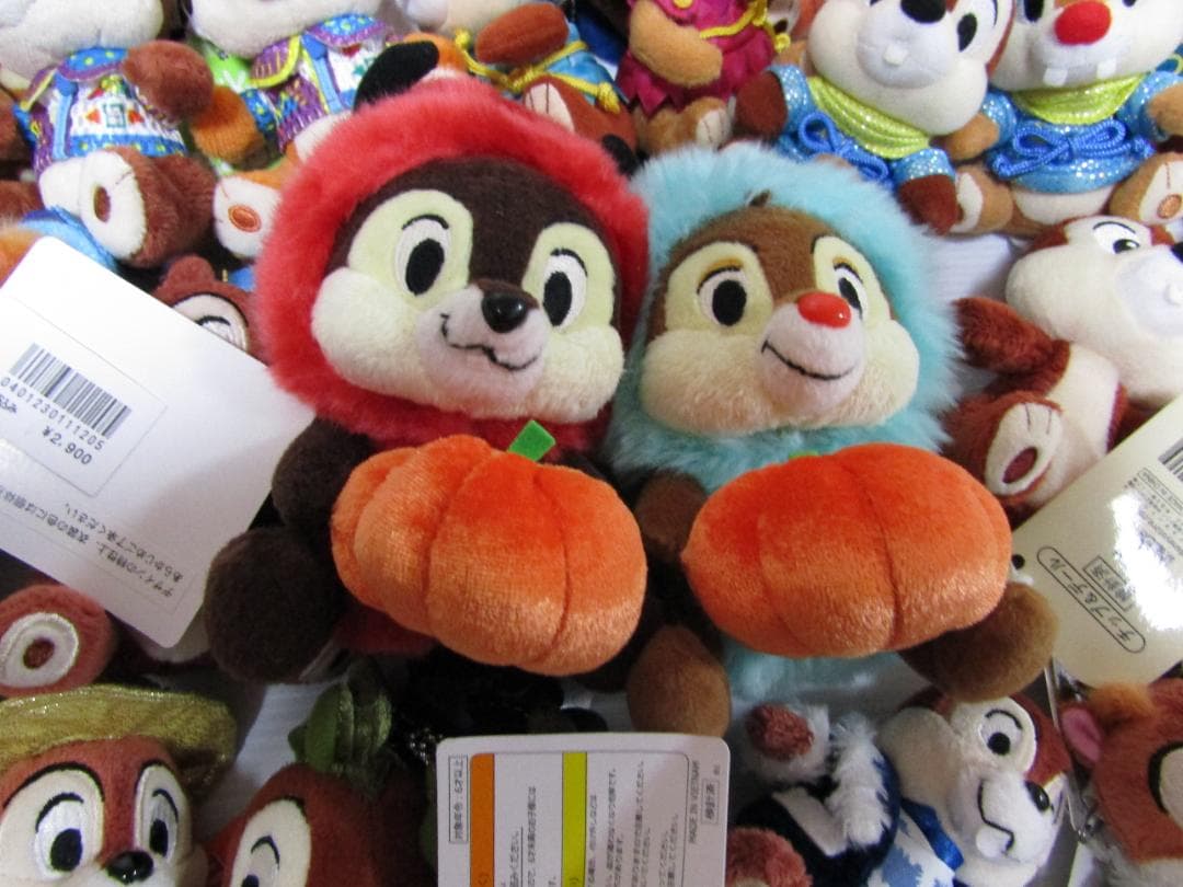 A1172 ディズニー　チップとデール　ぬいぐるみ 122 体セット