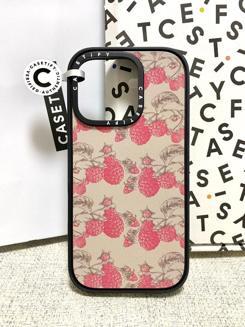 【iPhone16ケース】CASETiFY ラズベリー MagSafe対応