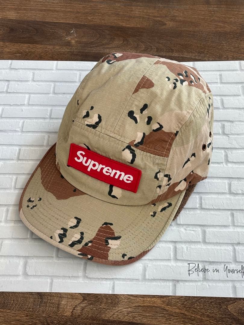 SUPREME チノキャンプキャップ チョコチップカモ usa製