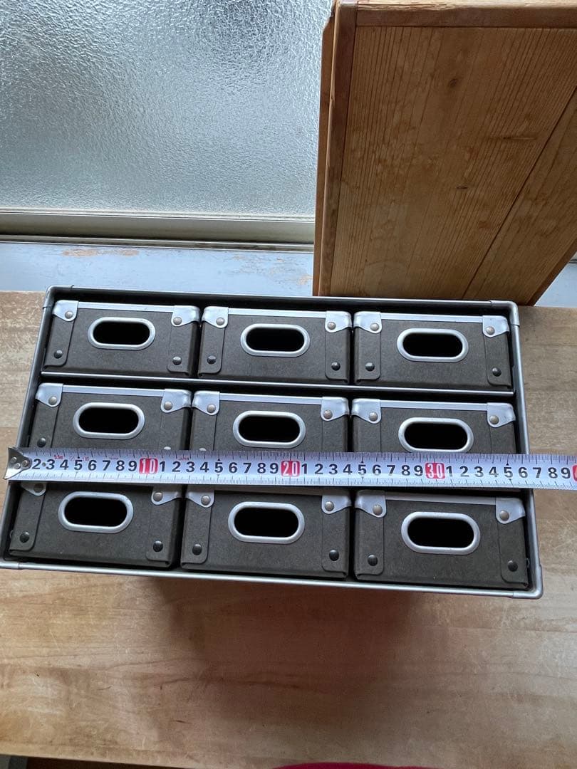 無印良品硬質パルプ引き出し9杯