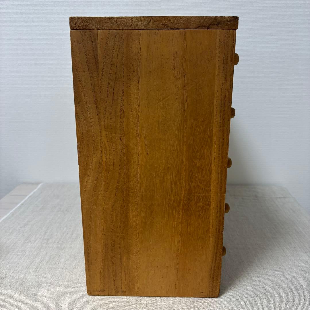 s*a様 整理木箱　引き出し　古家具　木製　マス目　小引き出し