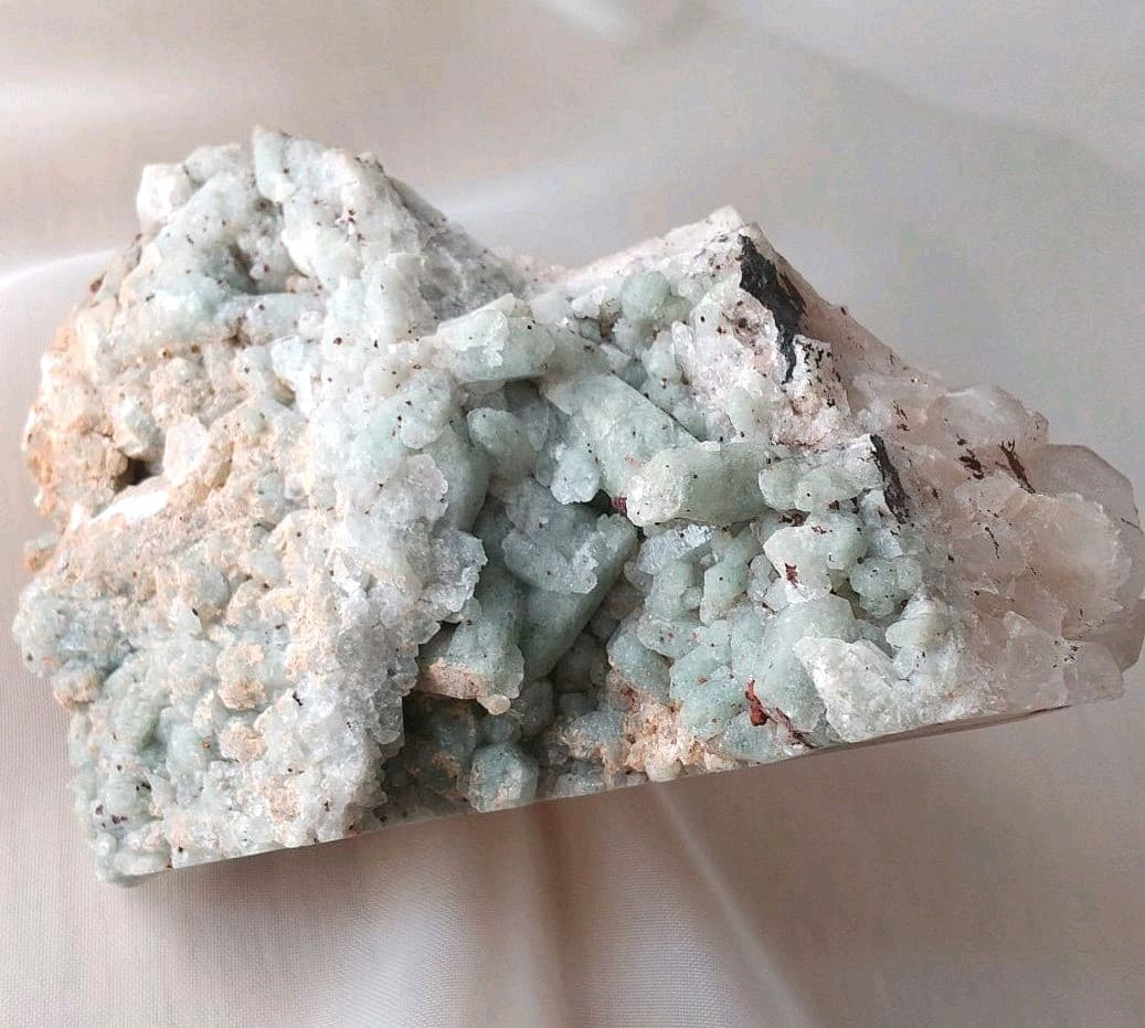 愛の女神❇️マニカラン産 ピンク&グリーン クォーツ クラスター