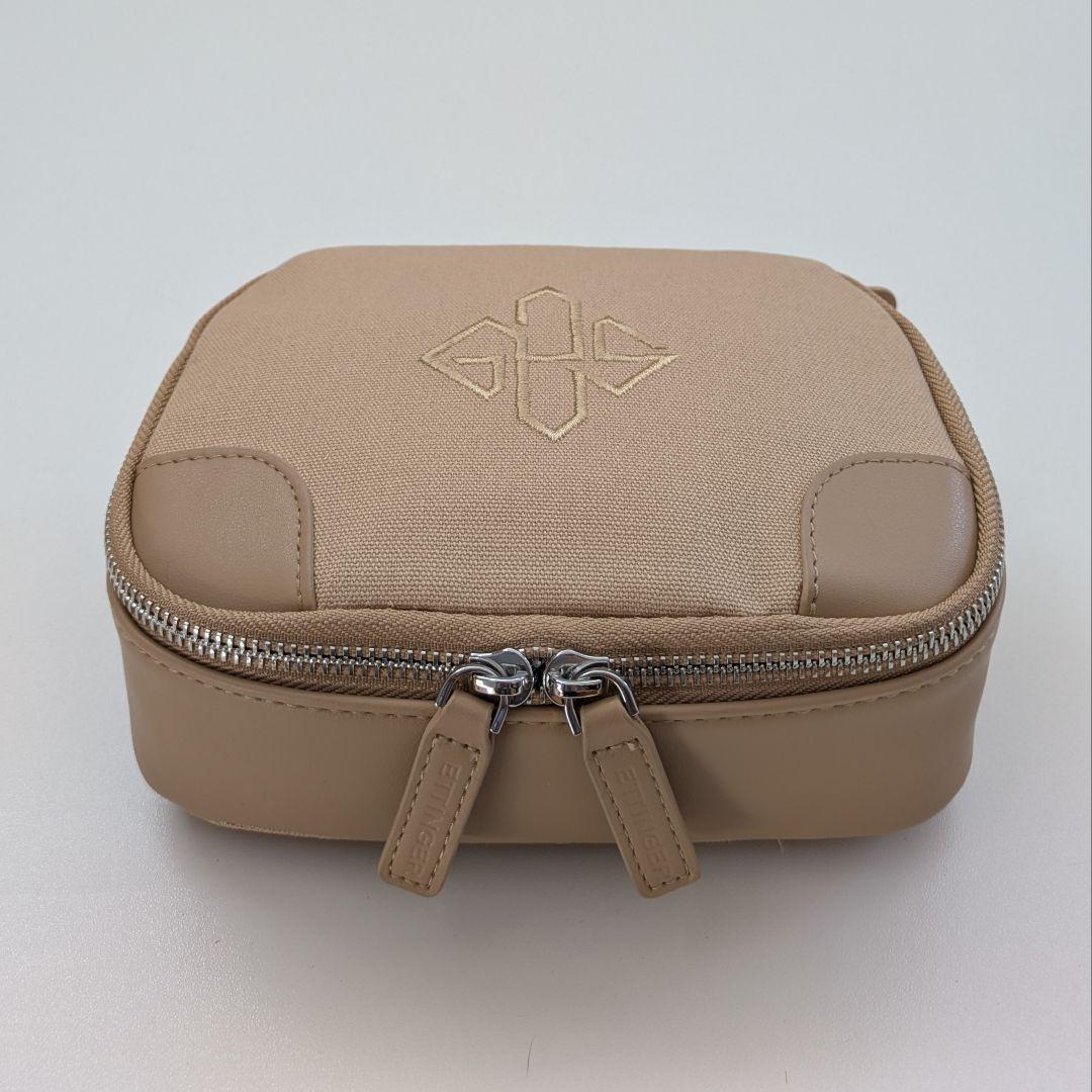 【新品・未使用】エッティンガー　トラベルポーチ　化粧ポーチ　ベージュ　４個セット