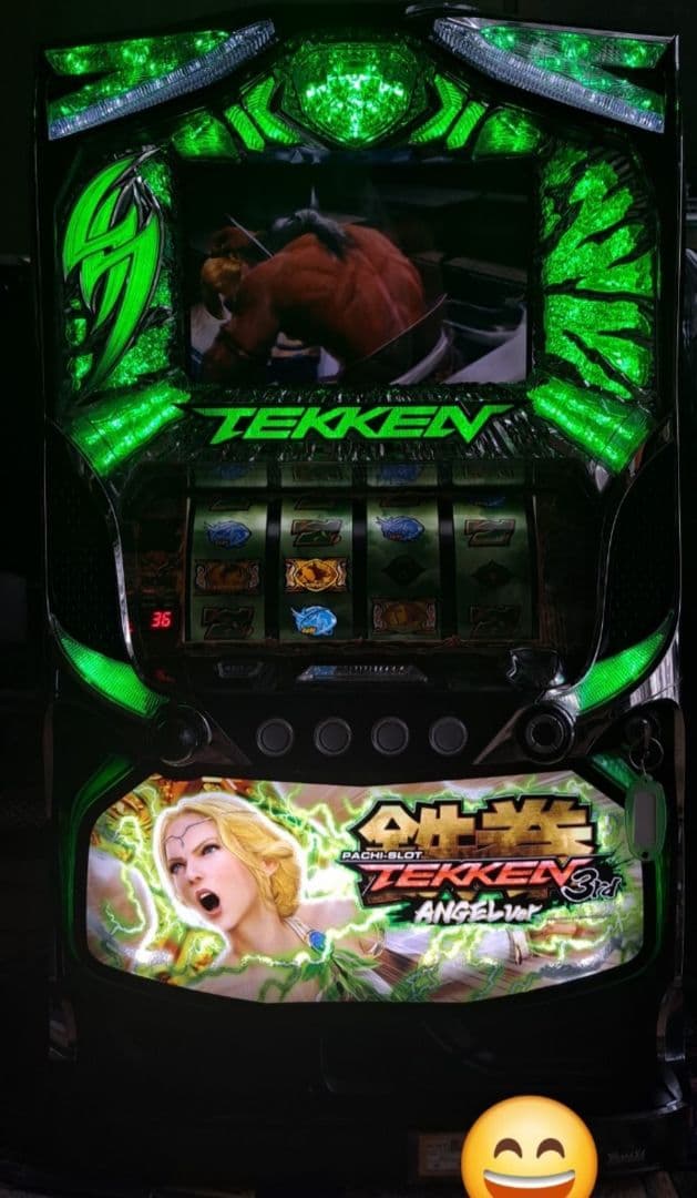 TEKKEN 鉄拳3 エンジェルver パチスロ実機　不要機つき