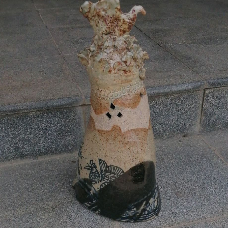 作家物　陶器人形