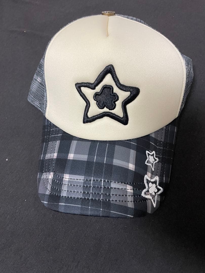 『新品未使用』starteam スターチーム cap check black