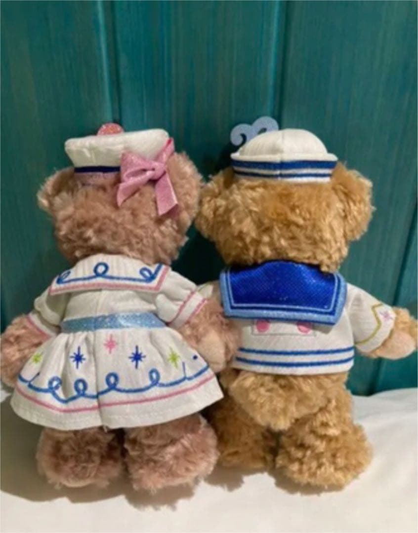 ダッフィー &シェリーメイ♡ ポージープラッシー ディズニーシー