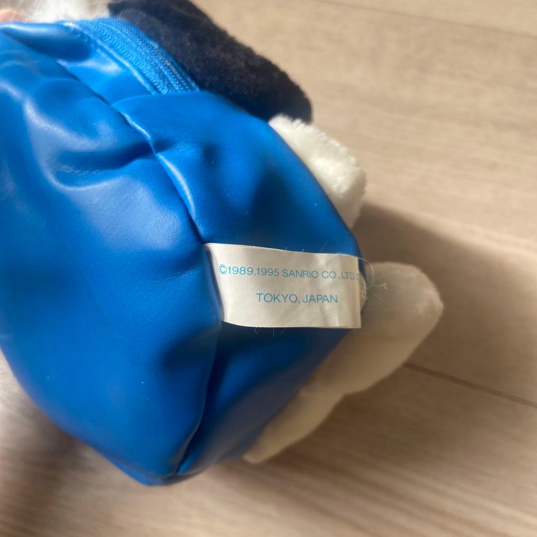 サンリオポチャッコ ぬいぐるみポーチバッグ 平成レトロエポック社当時品