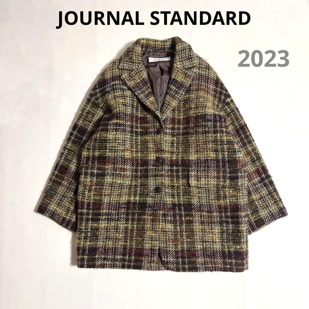 美品　2023 JOURNAL STANDARD ループツイードテーラーコート