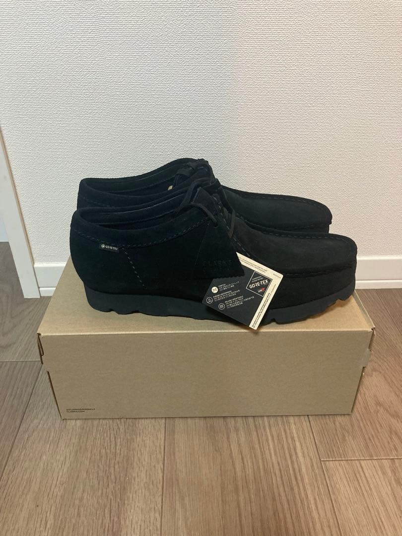 新品 CLARKS WALLABEE ゴアテックス UK10 クラークス GTX