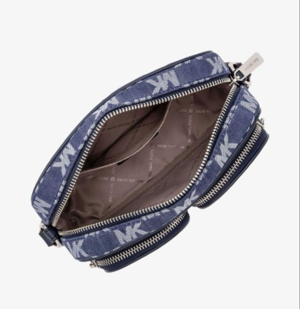 マイケルコース クロスボディウィズ テックアタッチミディアムMKシグネチャー新品