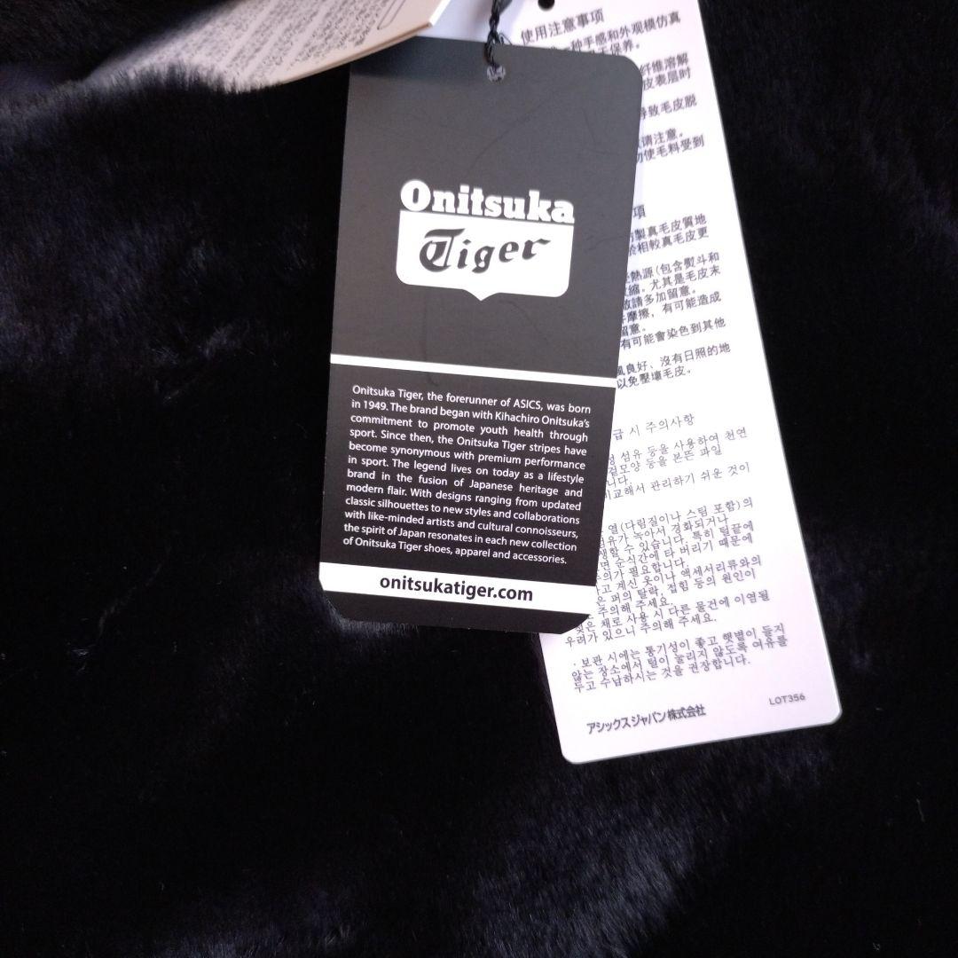 Onitsuka Tiger 黒 ファー ショルダーバッグ