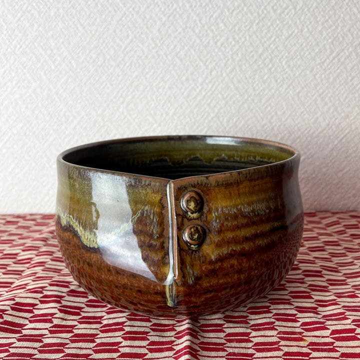 茶道具　高取　十三代 八仙作　とじめ建水　新品・未使用