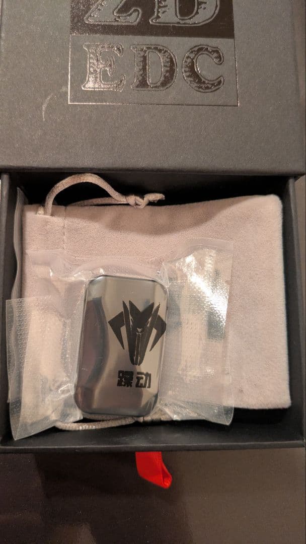 「正規品」ZD EDC α 　ジルコニウム　音叉スライダー　フィジェットトイ