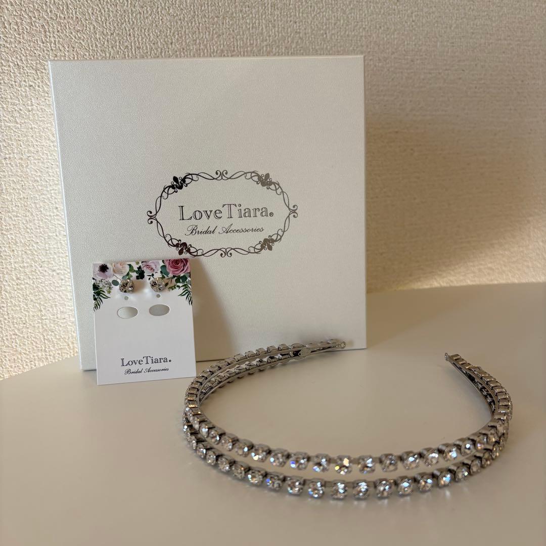 LoveTiara カチューシャ Refinado リボンピアス3点セット