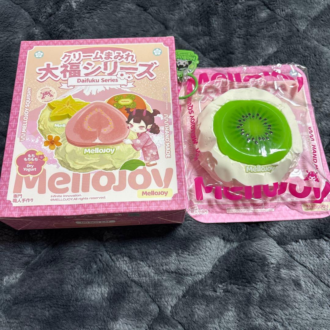 Mellojoy スクイーズ クリームまみれ　大福シリーズ キウイ②