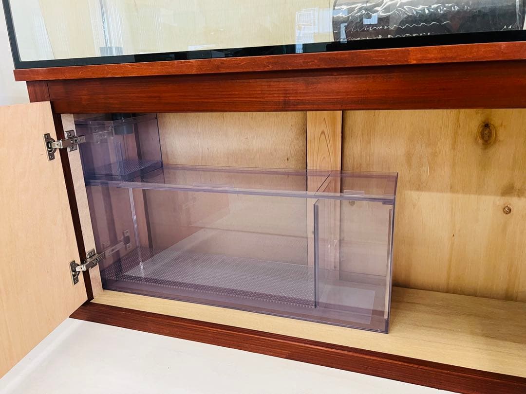 激レア　一台のみ！　1200ｘ300ｘ300㎜オーバーフロー水槽 セット