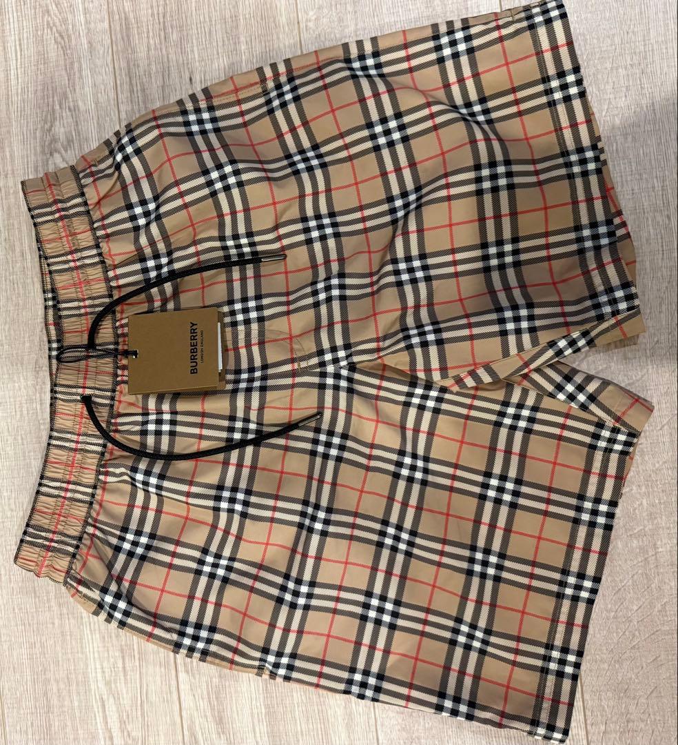 2024新作　Burberry スイムウェア XS 水着　ショーツ　パンツ