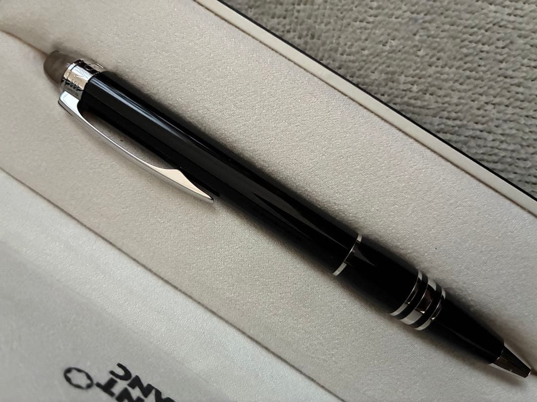◾️モンブラン◾️スターウォーカー ボールペン◾️ミッドナイトブラック◾️新品リフィル◾️