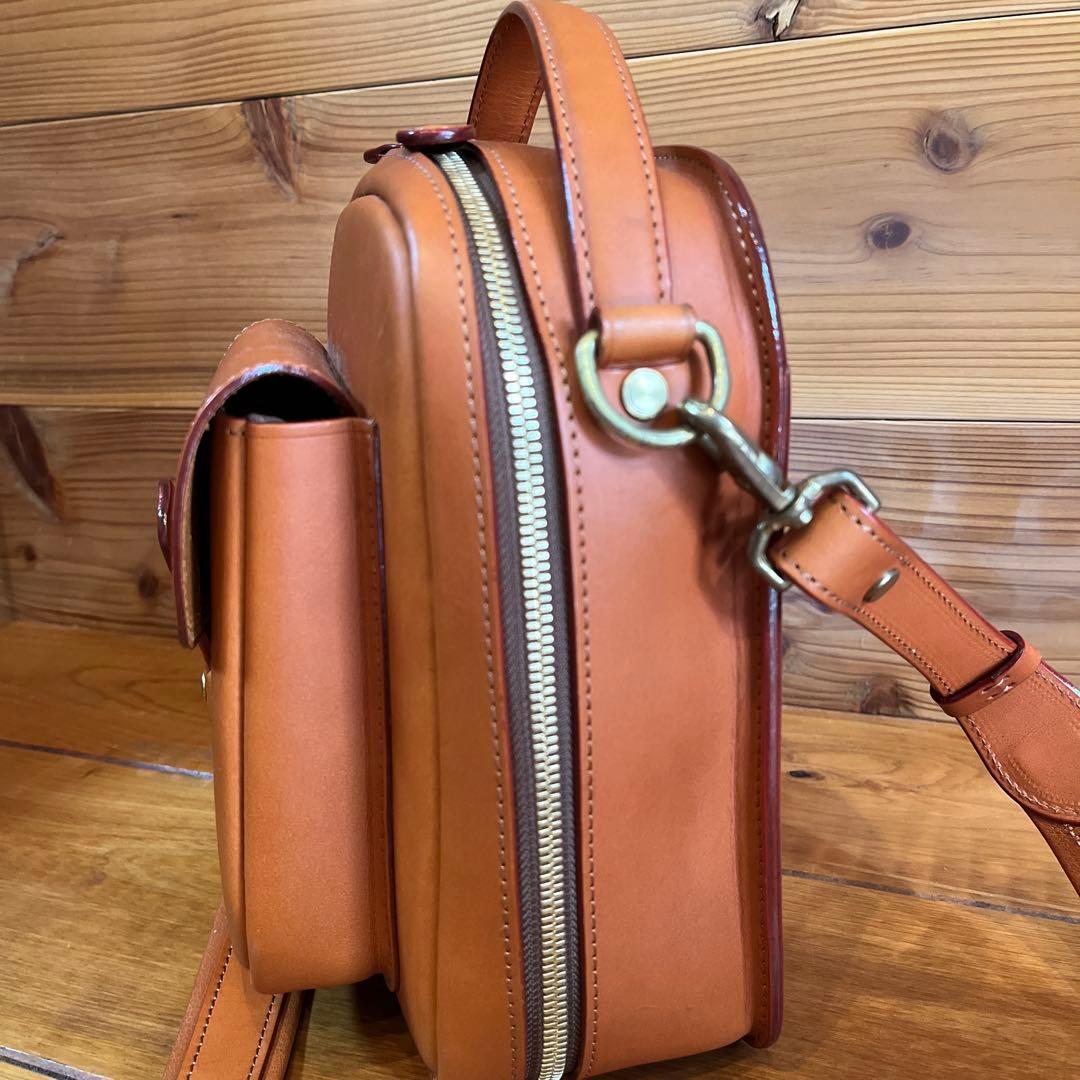 【未使用品】ITAGAKI 2way 本革レザー ショルダーバッグ　板垣